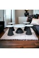 5-piece marble table set