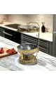 Buffet heater, ceramic serving dish for heating food with a uniquely designed lid, 6 liters
