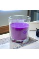 شمع بكاسه معطر منزلي زهره البنفسج 8×7.5×7.5سم شمع بكاسه معطر منزلي زهره البنفسج 8×7.5×7.5سم