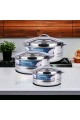 Akura large pot set of 3 pieces from Maxima, size: 3500+5000+8500 ml