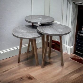  طقم طاولات شاي ثلاثي  3قطع