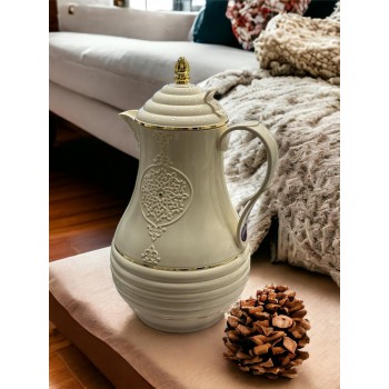 ترمس شاي وقهوة بتصميم راقي من تركوازي 1 لتر