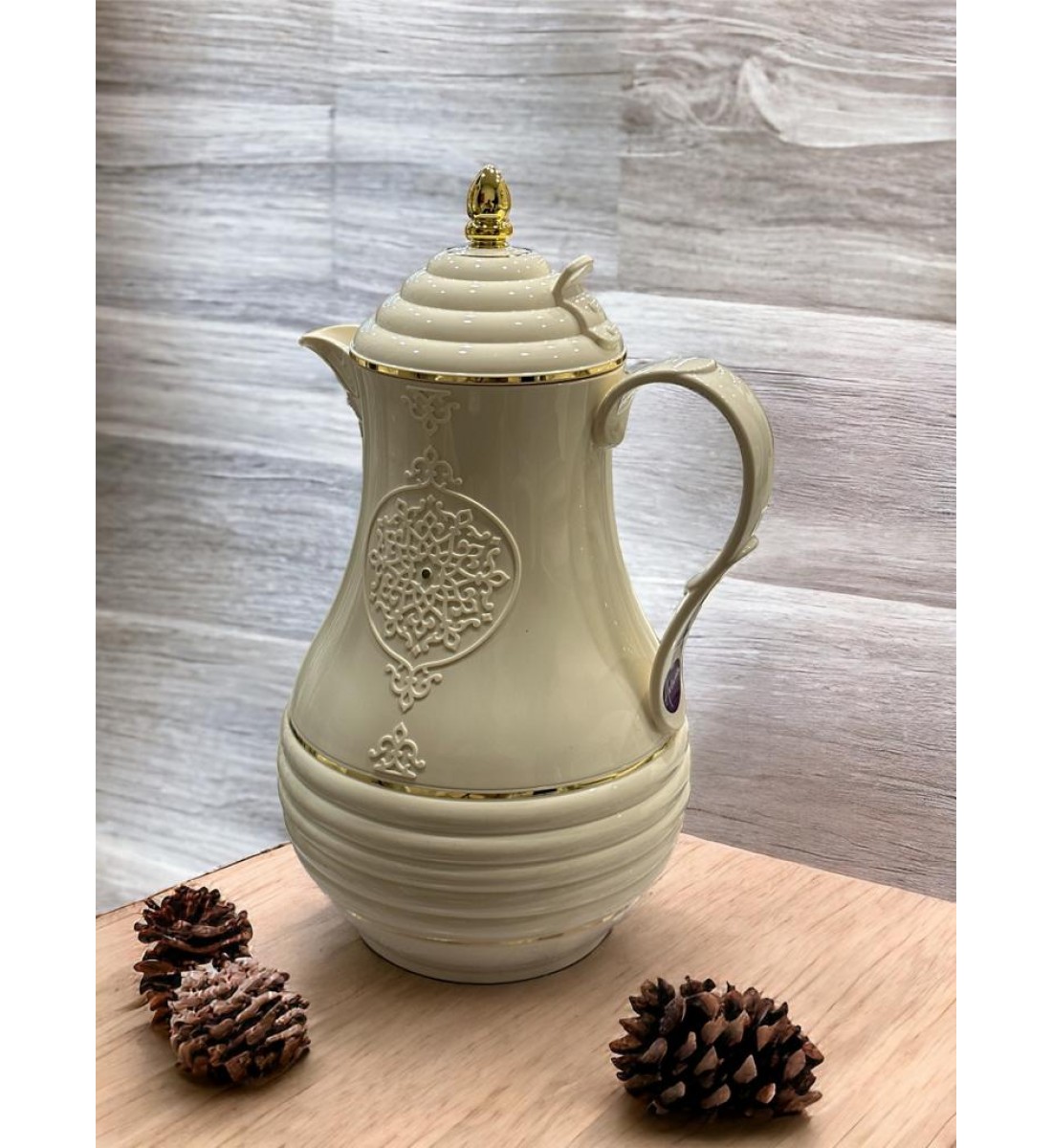 ترمس شاي وقهوة بتصميم راقي من تركوازي 1 لتر