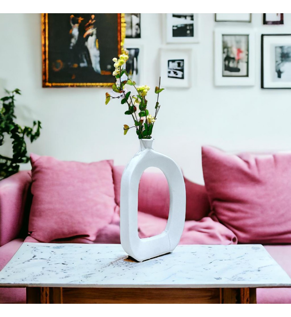 مزهرية منزلية على الطراز الأوروبي 30×3×3سم