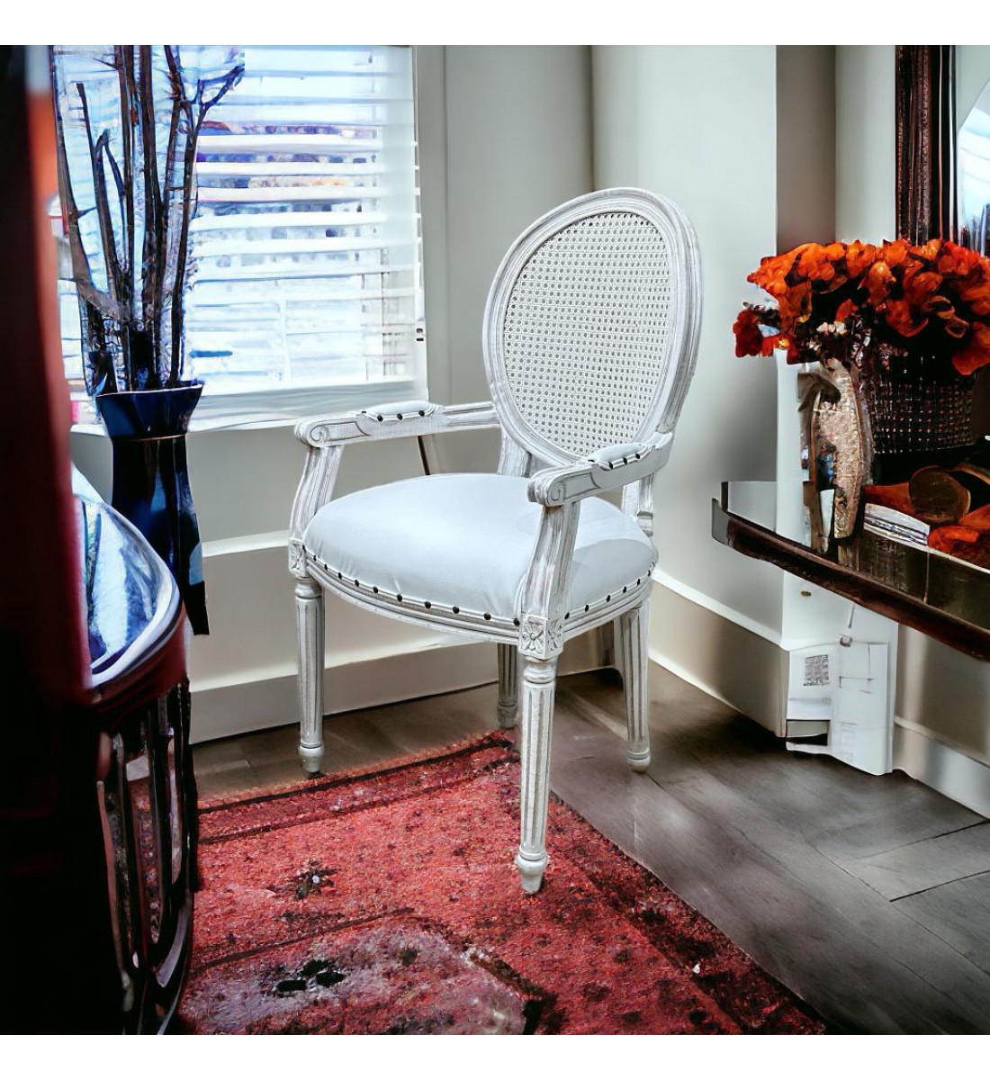  كرسي خشب بذارعين 95×59×55سم 