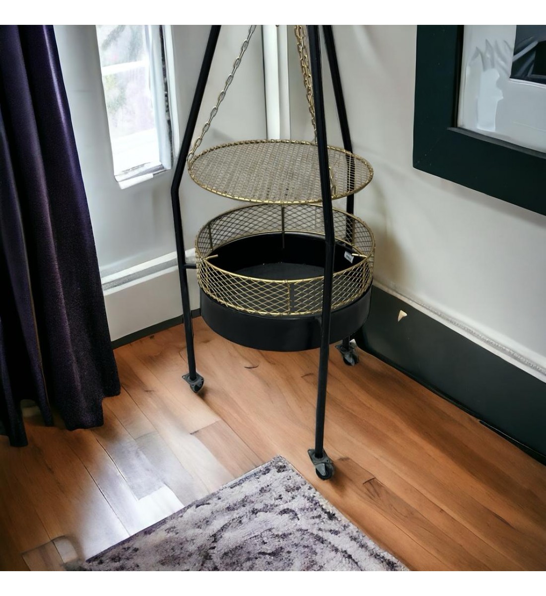 منقل حطب حديد 60سم 