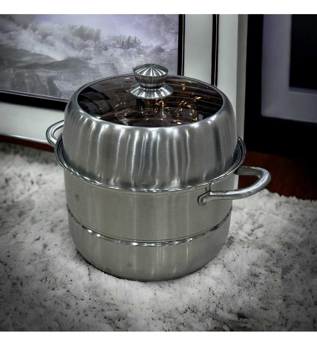 Mento steel pot, 2 layers, size 30