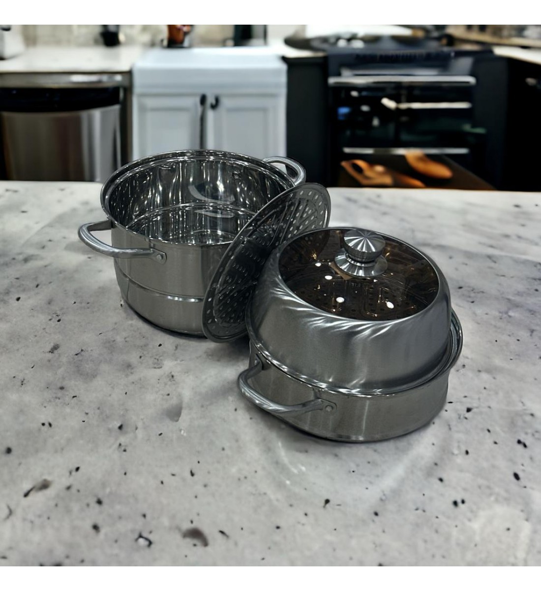 Mento steel pot, 2 layers, size 28