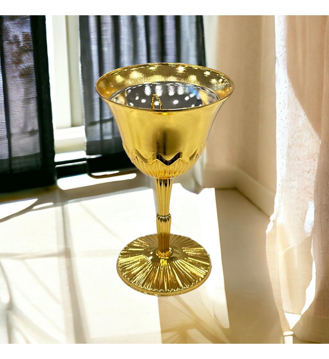 Golden Steel Incense Burner 16×10×10cm 