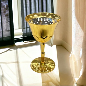 مبخره  استيل ذهبي  16×10×10سم 