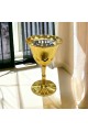 Golden Steel Incense Burner 16×10×10cm 