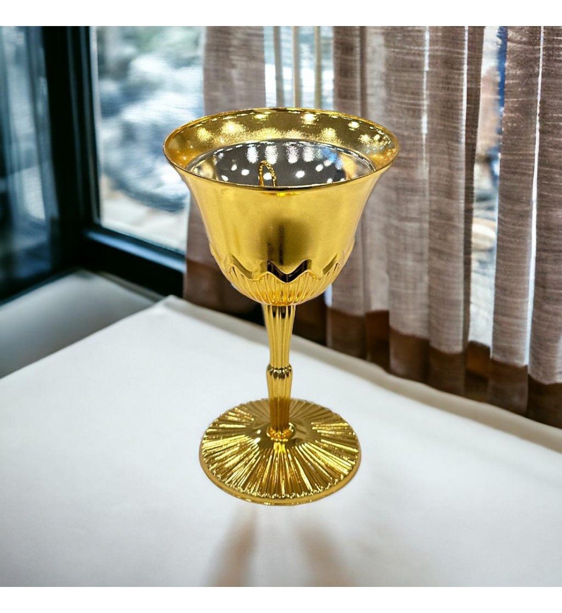 Golden Steel Incense Burner 16×10×10cm 