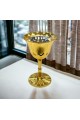 Golden Steel Incense Burner 16×10×10cm 