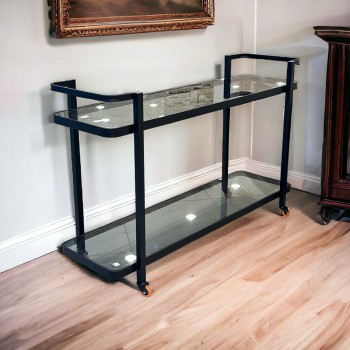 عربية تقديم 2 دور زجاج 110× 45× 92سم 