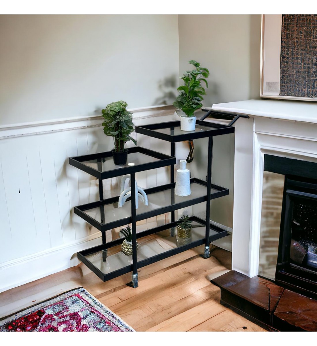 عربية تقديم3دور  زجاج 86×100× 40سم 