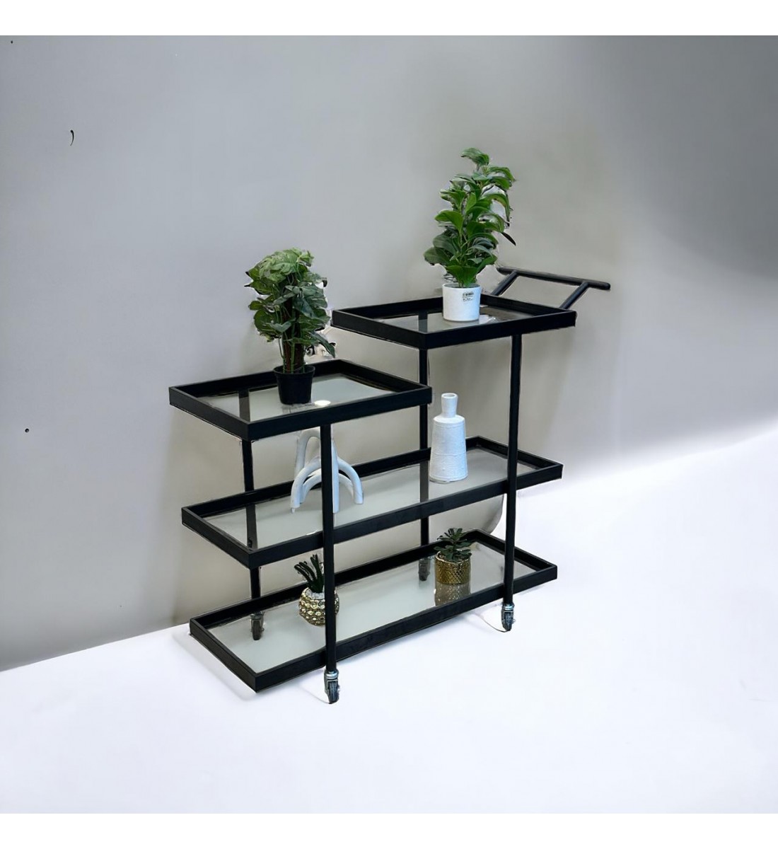 عربية تقديم3دور  زجاج 86×100× 40سم 