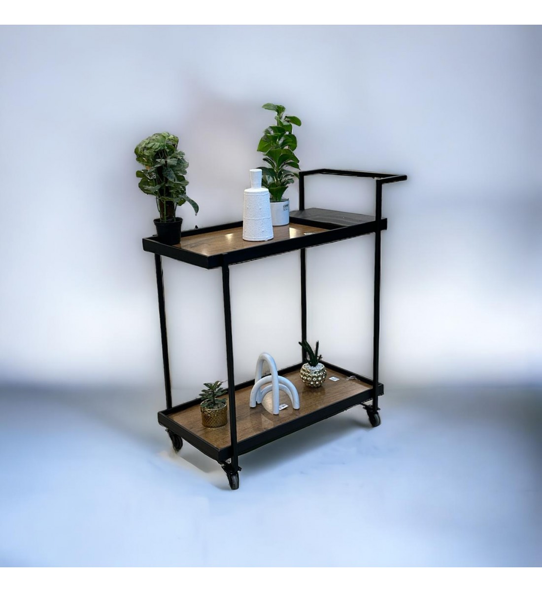 عربية تقديم2دور خشب 80×96× 40سم عربية تقديم2دور خشب 80×96× 40سم