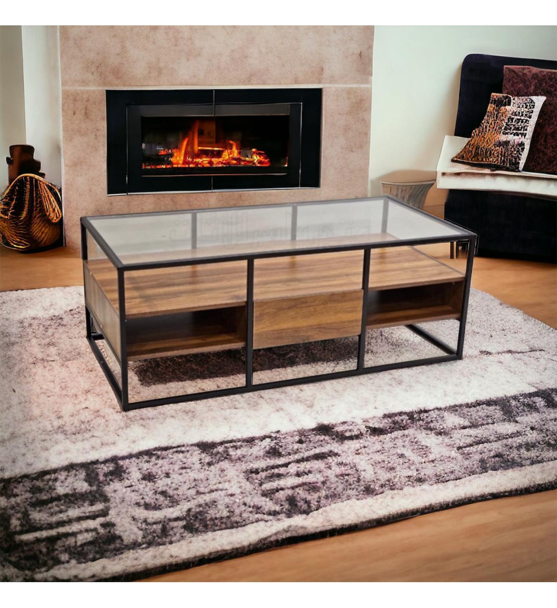 طاوله خدمه مفرد بعدة الوان 120×45×60 سم 