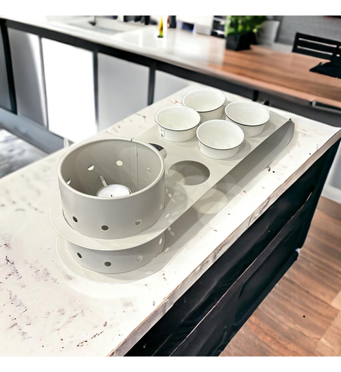 قاعدة تسخين بشيال فناجين 40×15×12سم 