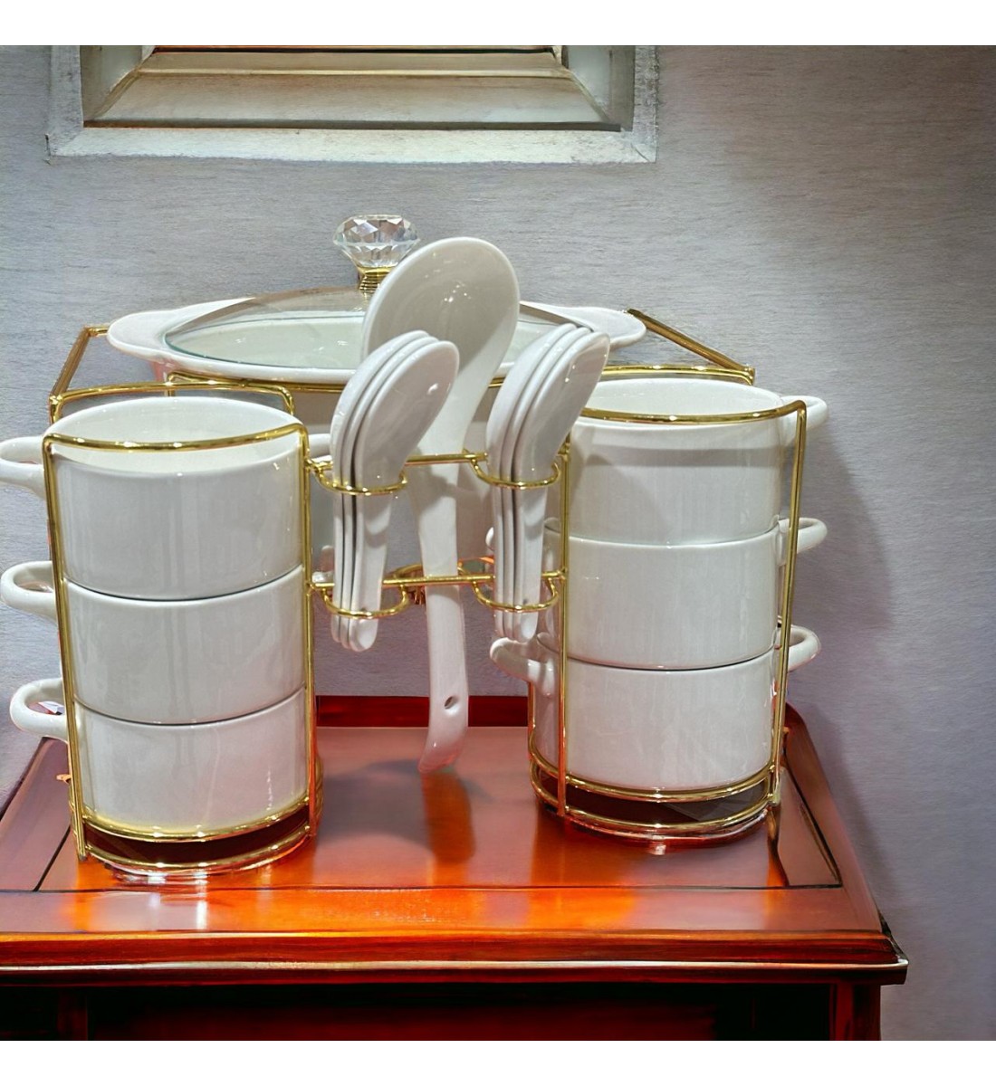 Ceramic Soup Set 15 Pieces Ceramic Soup Set 15 Pieces