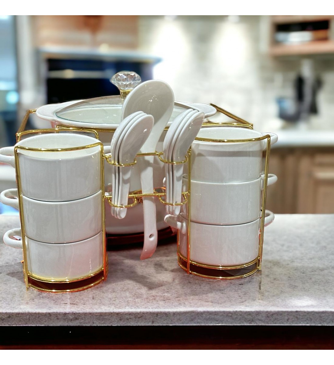 Ceramic Soup Set 15 Pieces Ceramic Soup Set 15 Pieces