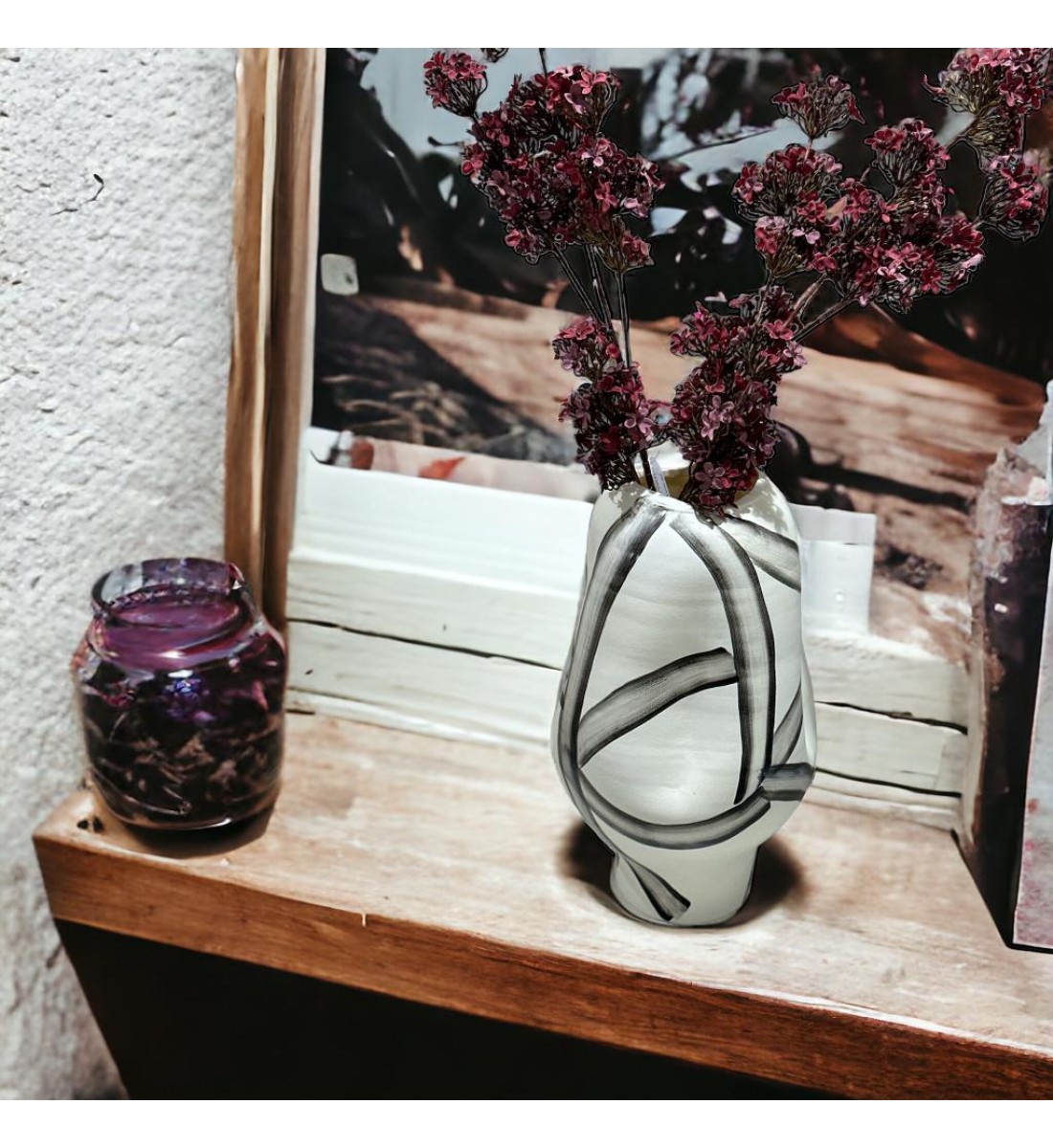 Elegant European style home vase10×10×39cm