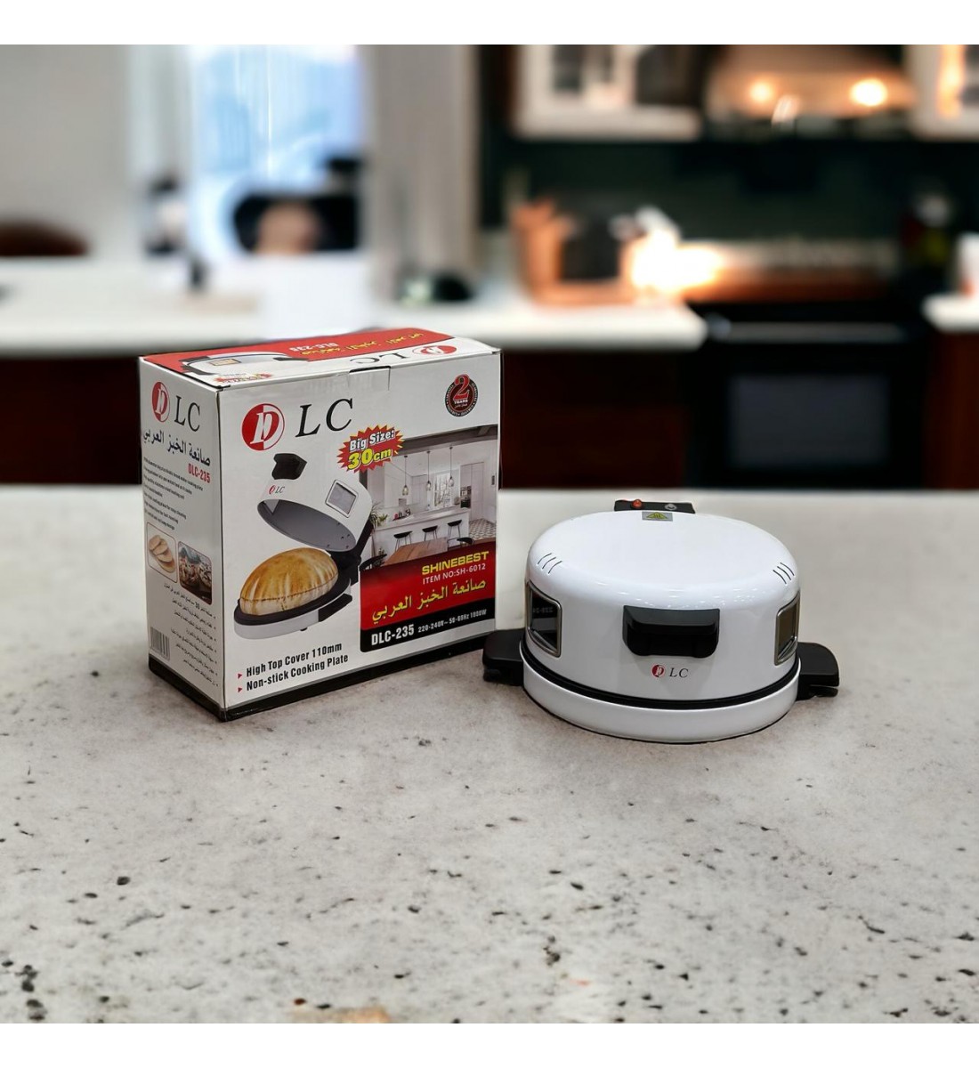 خبازة DLC-235 صانعة الخبز مقاس كبير 30 سم 1800 واط