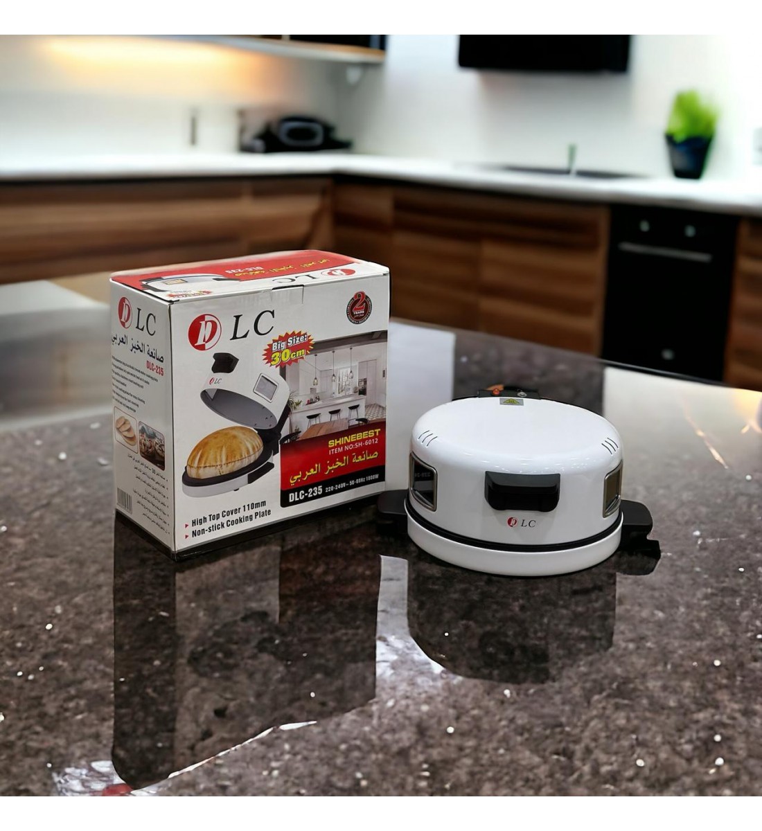 خبازة DLC-235 صانعة الخبز مقاس كبير 30 سم 1800 واط