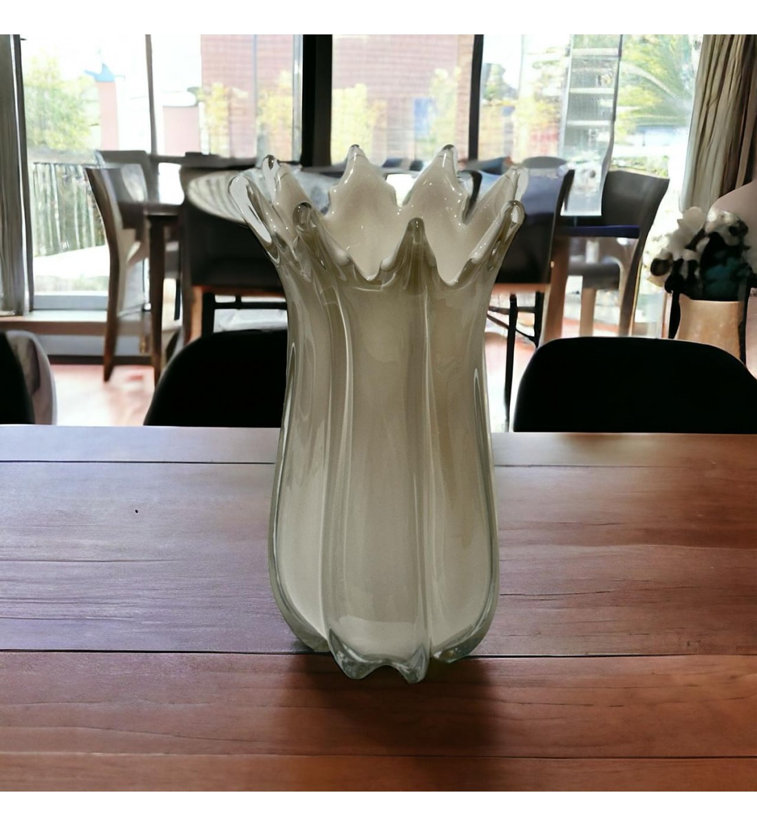  مزهرية زجاج عضوية من كوبي بيج 33××18×18سم 