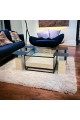 A modern design serving table set with 4 beige super jahan marble service tables