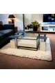 A modern design serving table set with 4 beige super jahan marble service tables