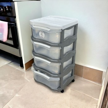 درج امواج 4 دور فضى بعجلات متحركة 