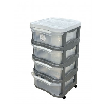 درج امواج 4 دور فضى بعجلات متحركة 