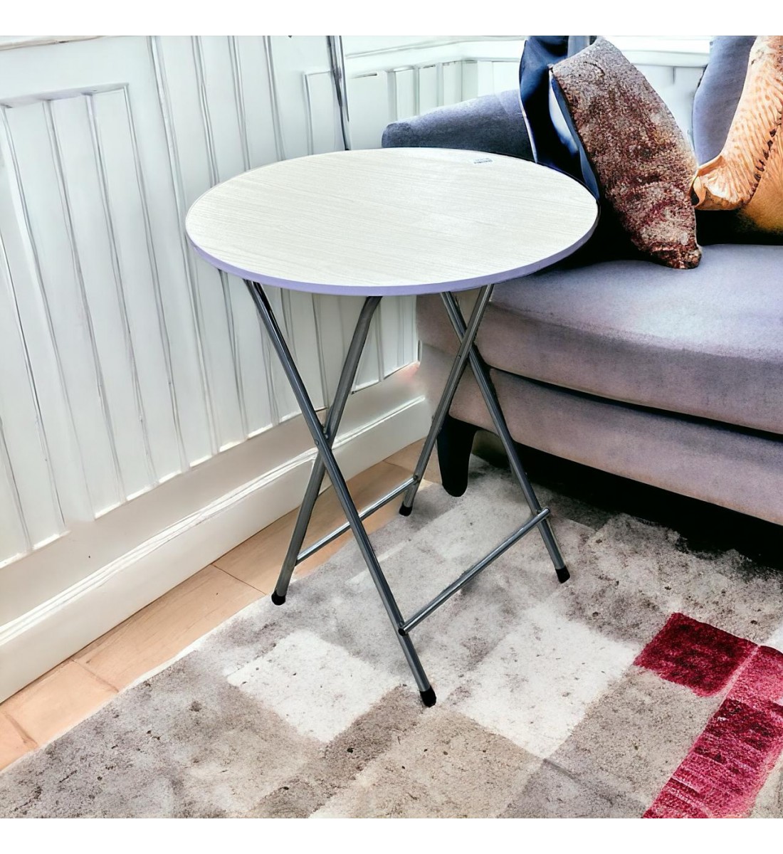 طاولة مربعة قابلة للطي زيوس 59×59×71سم  لون بيج 