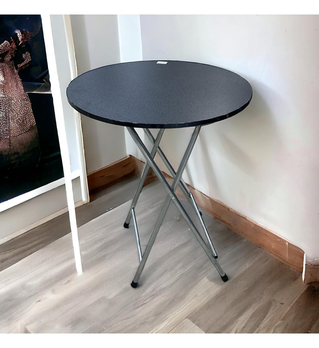 طاولة مربعة قابلة للطي زيوس 59×59×71سم اسود 