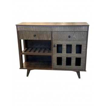  مدخل او دلاوب كافي 2 درج 1باب لون بني 120×95×40سم 