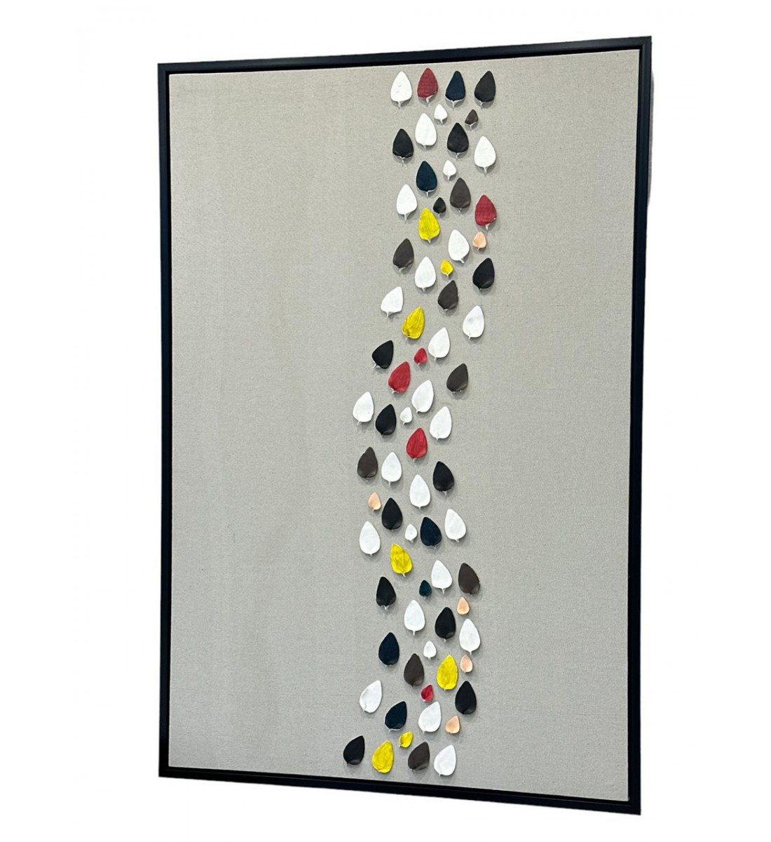    لوحه زينة حائط كانفاس باطار اسود 150×100سم 