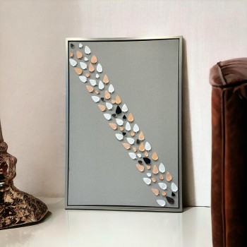    لوحه زينة حائط كانفاس باطار ذهبي120×80سم 