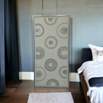    لوحه زينة حائط كانفاس باطار ذهبي200×100سم 