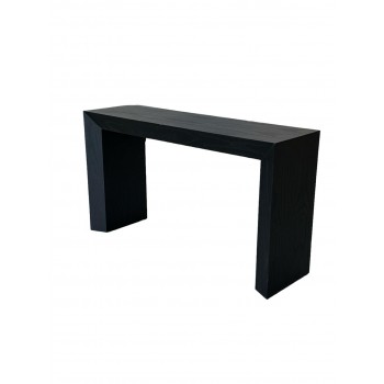  طاولة مدخل خشب اسود 140×40×77سم 