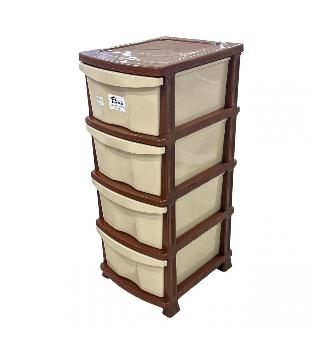 وحدة ادراج تخزين بلاستيك4ادراج بيح ملون 47×37×93سم وحدة ادراج تخزين بلاستيك4ادراج بيح ملون 47×37×93سم