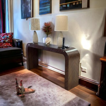 طاولة مدخل كونسول خشب قشور 91×180×40سم