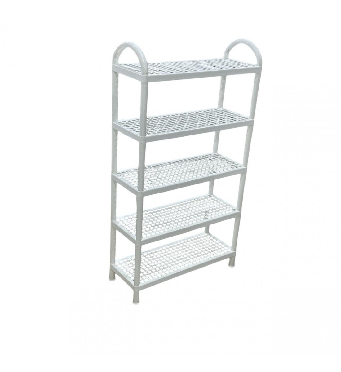 حامل أطباق بلاستيك4طبقات ابيض 55×21×100سم حامل أطباق بلاستيك4طبقات ابيض 55×21×100سم