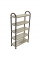 4-layer plastic dish rack, beige, 55 x 21 x 100 cm