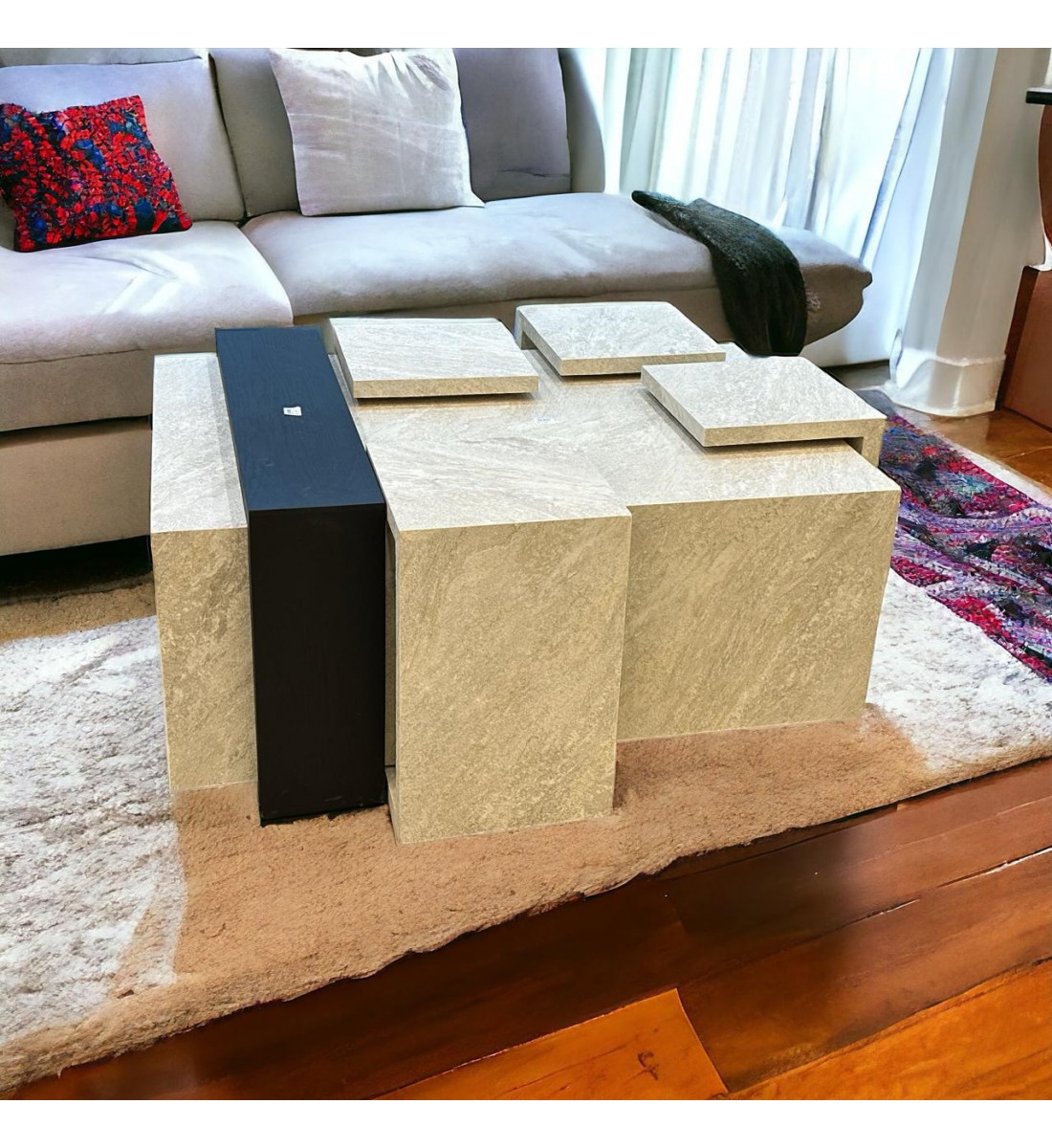 طقم طاولات بديل الرخام 1+4سم طقم طاولات بديل الرخام 1+4سم