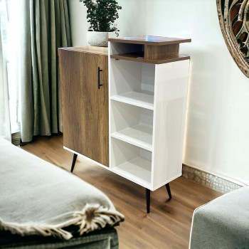  مدخل او دلاوب كافي 1 باب  لون بني 95×31×109