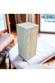 Travertine box marble service table, 80 x 25 x 25 cm