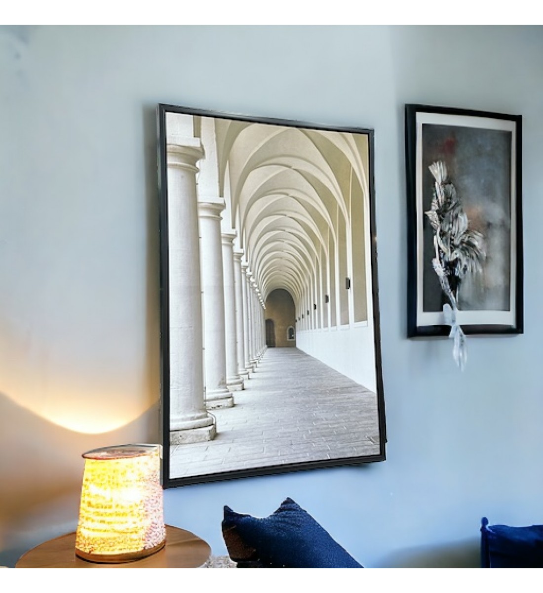 Wall art painting, view, 80 x 120 cm