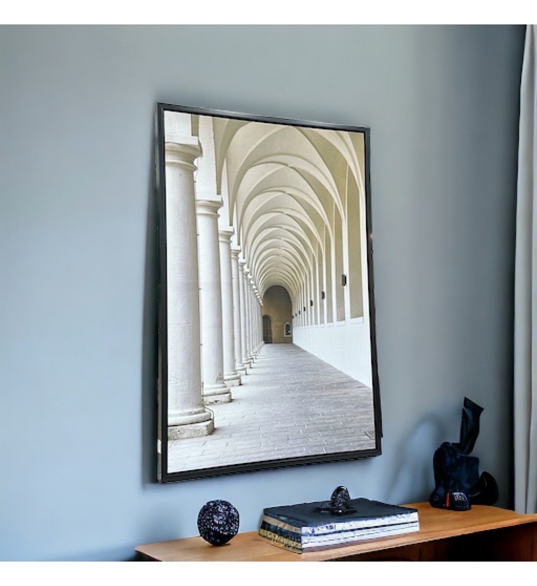 Wall art painting, view, 80 x 120 cm
