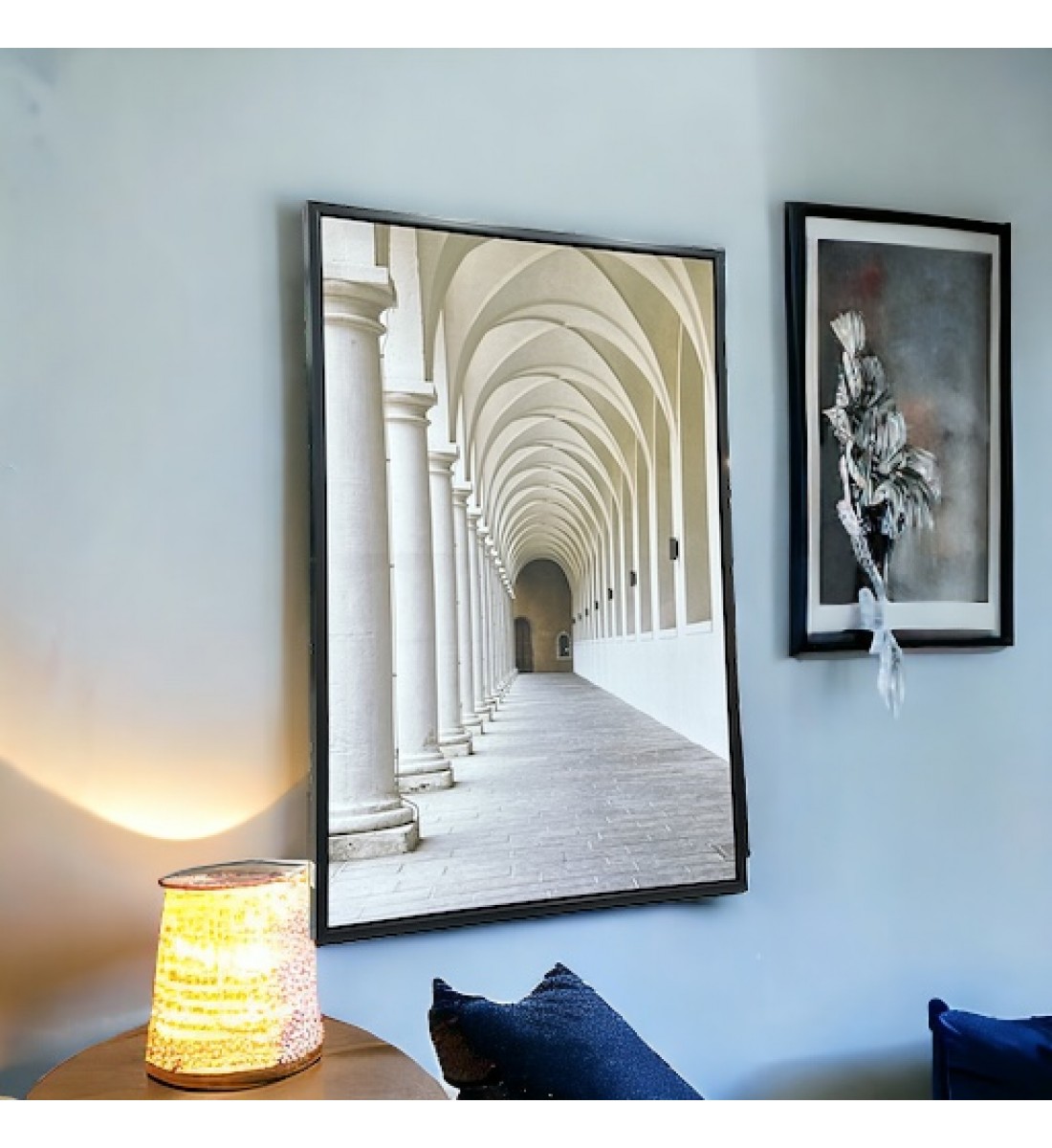 Wall art painting, view, 80 x 120 cm